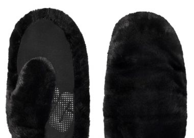 Γάντια Ugg Quilted Faux Fur Mitten 21635-BLK Γυναικείο - Ugg - 