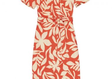 GARCIA Γυναικείο Φόρεμα Πορτοκαλί Tropical-P260282 - GARCIA - 