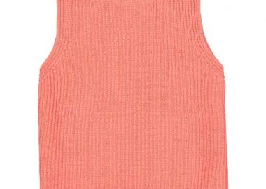 Garcia Γυναικείο Ribbed Sleeveless Top - Coral-Q260025 - GARCIA - 