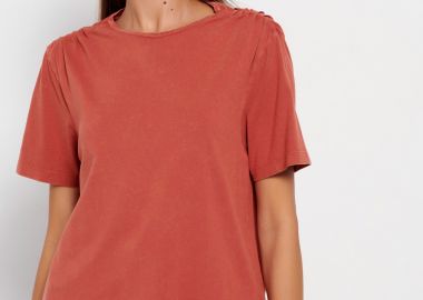 Garment dyed βαμβακερό t-shirt - FUNKY BUDDHA - 