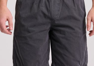 Garment dyed chino βερμούδα σε ζακάρ ύφασμα - FUNKY BUDDHA - 