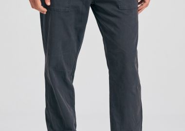 Garment dyed chino παντελόνι με cuffed τελείωμα - FUNKY BUDDHA - 