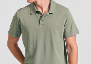 Garment dyed πόλο μπλούζα - FUNKY BUDDHA - 