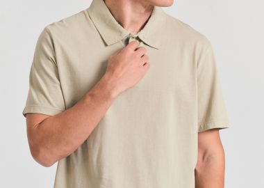 Garment dyed πόλο μπλούζα - FUNKY BUDDHA - 