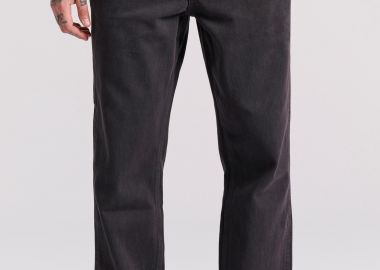 Garment dyed τζιν παντελόνι με τσέπες carpenter - FUNKY BUDDHA - 