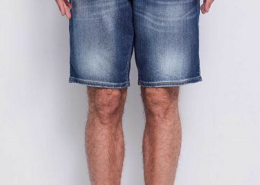 Gaudi ανδρική denim βερμούδα πεντάτσεπη Slim Fit - 611GU26022 Denim Blue - GAUDÍ - 