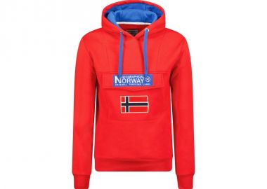 Geographical Norway Gadrien DB 054 M WW6120HGNRed sweatshirt - Geographical Norway - 