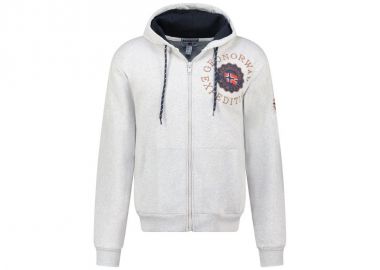 Geographical Norway Gakado Blended DB 100 M sweatshirt WZ3016HGNBlended Gray - Geographical Norway - 