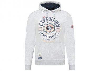 Geographical Norway Galdemar DB 100 M sweatshirt WZ3019HGNBlended Gray - Geographical Norway - 