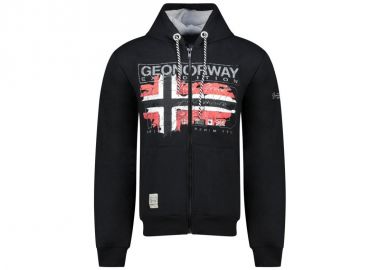 Geographical Norway Grusty DB 100 M sweatshirt WZ3083HGNBlack - Geographical Norway - 