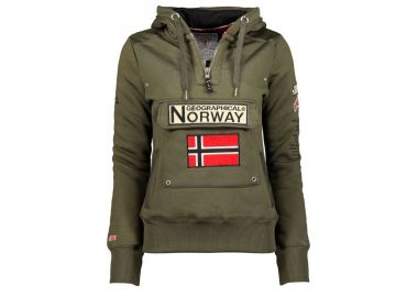 Geographical Norway Gymclass DB 054 M sweatshirt WW2491HGNKaki - Geographical Norway - 