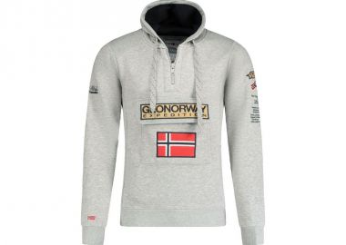 Geographical Norway Gymclass EO DB 100 M sweatshirt WU6620HGNOBlended Gray - Geographical Norway - 