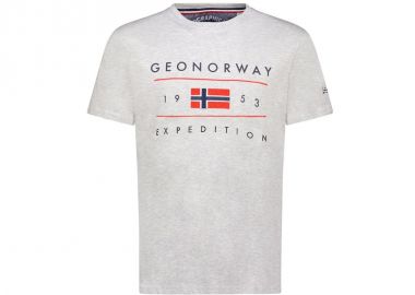Geographical Norway Jezolo DB 254 M Tshirt SY9738HGNBlended Gray - Geographical Norway - 