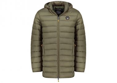 Geographical Norway men's jacket AMIGOMAP LONG HOOD DB KAKI MEN 233 KAKI WZ5087HGNKAKI - Geographical Norway - 