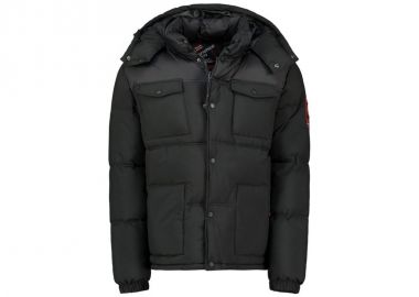 Geographical Norway men's jacket BAREDA DB BLACK MEN 096 BLACK WY3882HGNNOIR - Geographical Norway - 