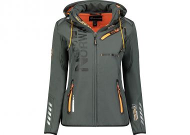Geographical Norway Reine Ass A EO DB 007 W Softshell Jacket WU8184FGNODark Gray Orange - Geographical Norway - 