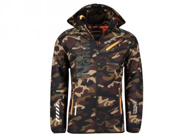 Geographical Norway Royaute M Softshell Jacket WU1057HGNKAKIORANGE - Geographical Norway - 