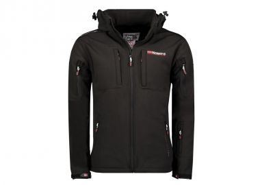 Geographical Norway Softshell Tunar DB 009 M WY9169HGNBlack jacket - Geographical Norway - 