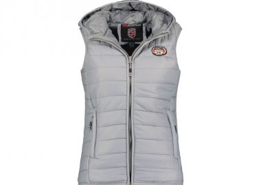 Geographical Norway Vatika Hood EO 233 Jr WW2008EGNOLight Gray vest - Geographical Norway - 
