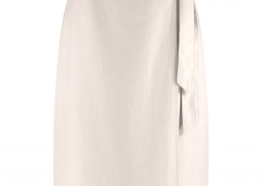 Gerry Weber γυναικεία midi φούστα με δέσιμο στο πλάι - 510017-31256 Μπεζ - GERRY WEBER - 