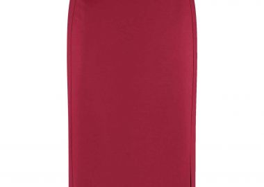 Gerry Weber γυναικεία πλεκτή midi φούστα με αγκράφα Straight Fit - 911000-52218 Μπορντό - GERRY WEBER - 