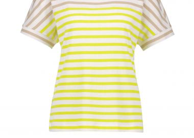 Gerry Weber γυναικείο T-shirt με ριγέ σχέδιο - 570324-35054 Κίτρινο - GERRY WEBER - 
