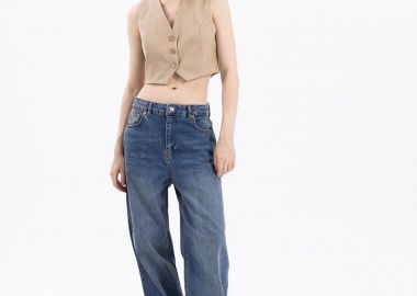 Ghaf γυναικείο τζιν με ίσιο μπατζάκι - SOU - 