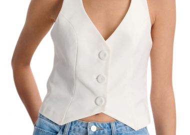 Γιλέκο Ale Εξώπλατο Halterneck 8921095-WHITE Γυναικείο - Ale - 