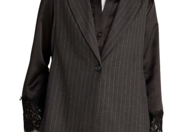 Γιλέκο Attrattivo Ριγέ 9921715-GREY Γυναικείο - Attrattivo - 