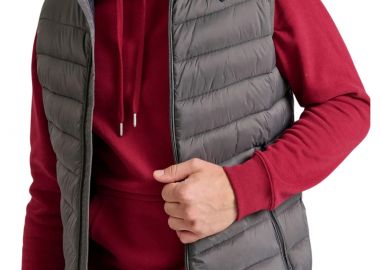 Γιλέκο Funky Buddha Καπιτονέ FBM010-001-01-GREY Ανδρικό - Funky Buddha - 