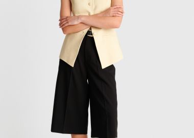 Γιλέκο μακρύ με διακοσμητικές τσέπες - 5206179083805 -  - 