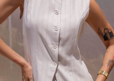 ΓΙΛΕΚΟ ΜΠΕΖ ΜΕ ΡΙΓΑ - STEFANIA - fashionroom - 