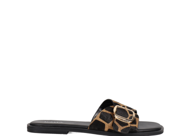 Giraffe print δερμάτινο σανδάλι - MIGATO - 