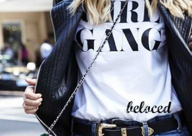 GIRL GANG WHITE T-SHIRT - sense-shop - 