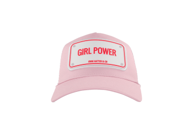 Girl Power Ροζ jockey καπέλο με rubber patch - John Hatter & Co - JOHN HATTER & CO - 