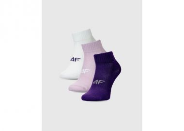 Girls' casual ankle socks SET OF 3 4F 4FJWMM00USOCF49795S - 4f - 