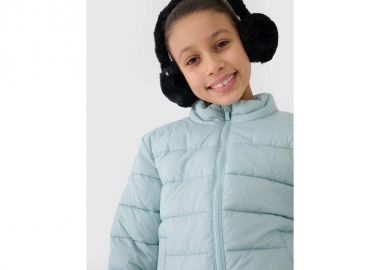 Girls' down jacket with synthetic filling 4F 4FJWSS25TDJAF51547S - 4f - 