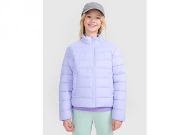 Girls' down jacket with synthetic filling 4F 4FJWSS25TDJAF51552S - 4f - 