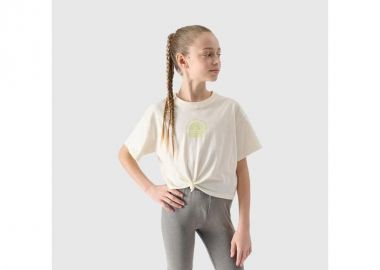 Girls' printed top 4F 4FJWSS25TTSHF187211S - 4f - 
