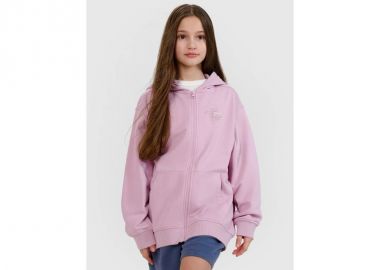 Girls' sweatshirt with a hood 4F 4FJWSS25TSWSF148252S - 4f - 