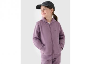 Girls' sweatshirt with a hood 4F Junior 4FJWMM00TSWSF131551S - 4f - 