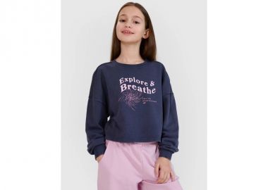 Girls' sweatshirt without a hood 4F 4FJWSS25TSWSF148322S - 4f - 