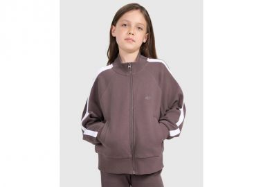 Girls' zipup sweatshirt without hood 4F 4FJRAW25TSWSF243051S -  - 