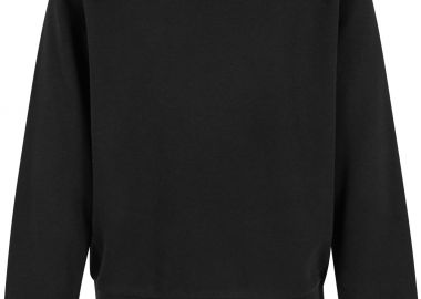 Girls Oversized Light Terry Crewneck Urban Classics UCK6855-00007 Black - Urban Classics - 