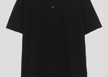 GIVENCHY Ανδρικό Μαύρο 4G-Jacquard Polo Shirt - GIVENCHY - 