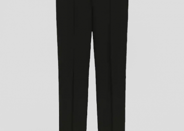 GIVENCHY Ανδρικό Μαύρο Black Tailored Wool Trousers - GIVENCHY - 