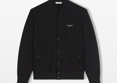 GIVENCHY Ανδρικό Μαύρο Couture Seam Cardigan - GIVENCHY - 