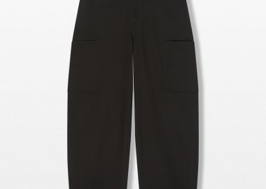 GIVENCHY Ανδρικό Μαύρο Couture Seam Trousers - GIVENCHY - 