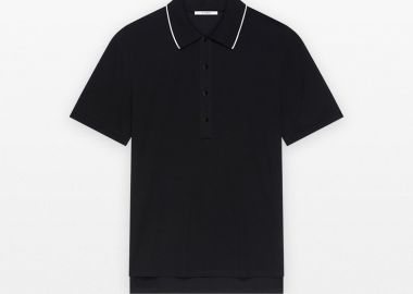 GIVENCHY Ανδρικό Μαύρο Embroidered T-shirt Polo In Black - GIVENCHY - 