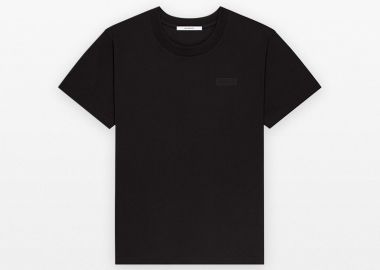 GIVENCHY Ανδρικό Μαύρο Grosgrain Givenchy Patch T-shirt - GIVENCHY - 